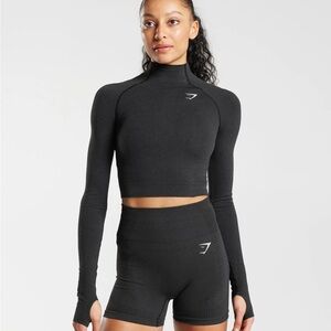 Gymshark VITAL SEAMLESS 2.0 HIGH NECK MIDI TOP